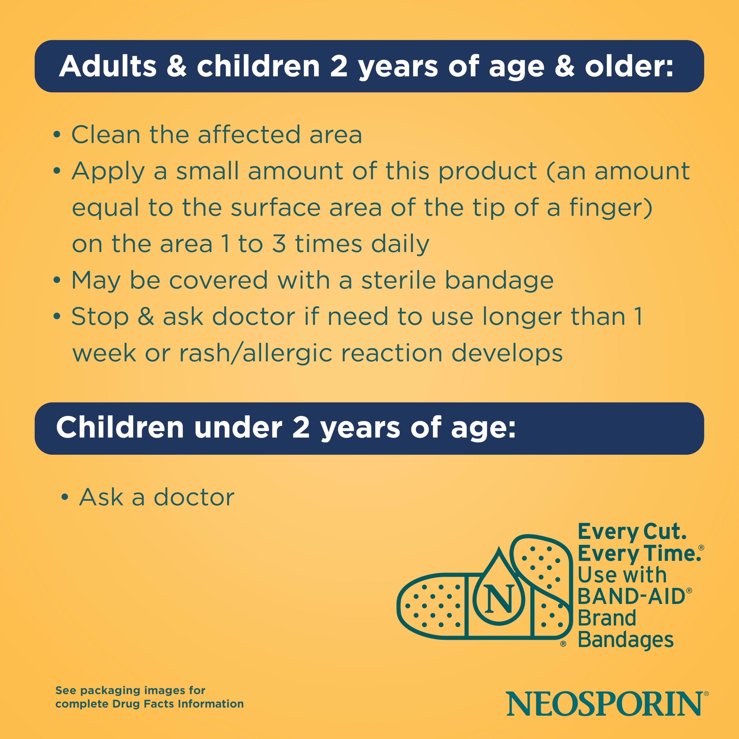 Neosporin + Pain Relief Dual Action Triple Antibiotic Ointment, 1 oz — Amazon image 6