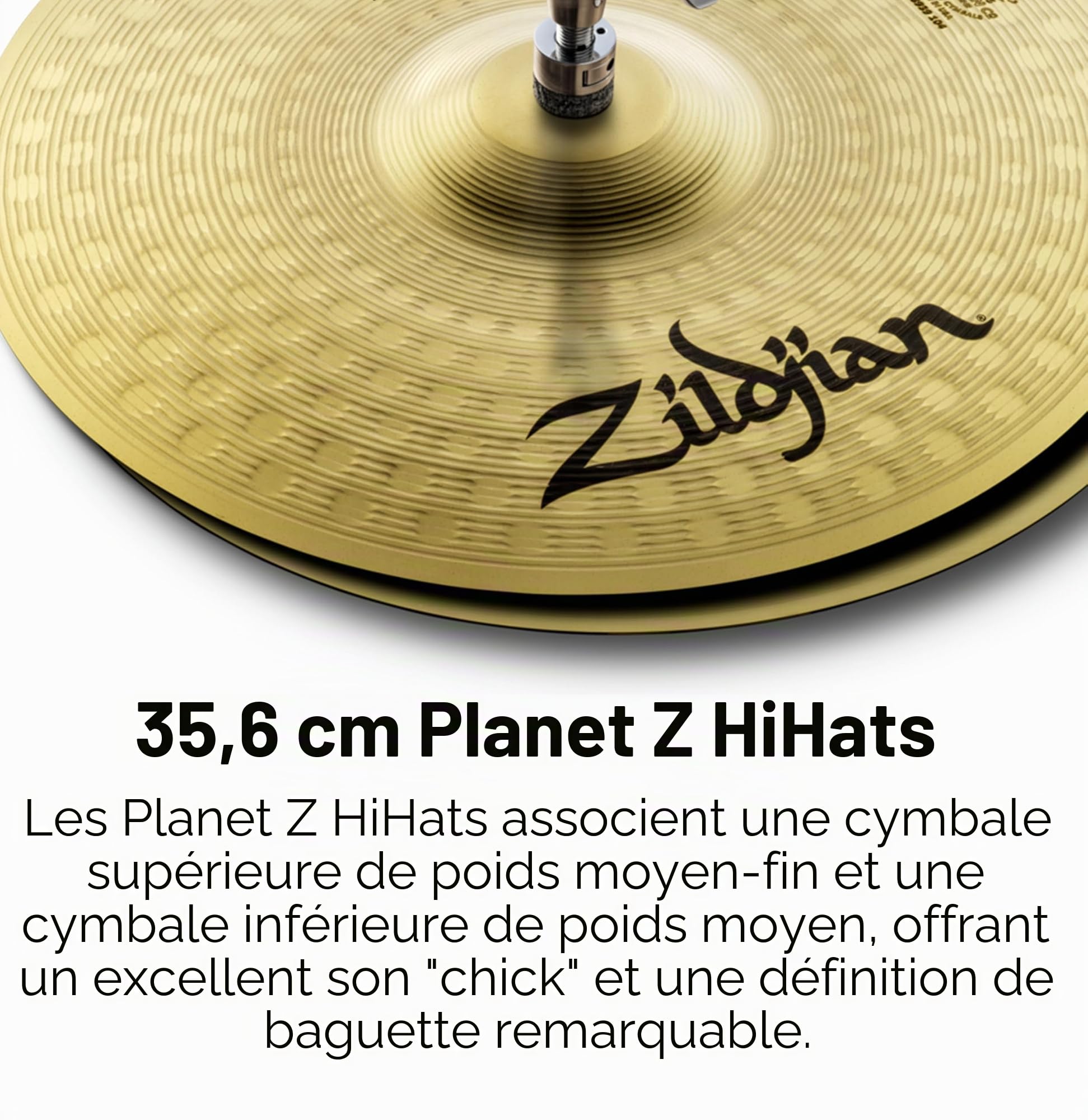 Zildjian ZP14PR Planet Z Series - Hi-Hat Pair cymbales - 14"