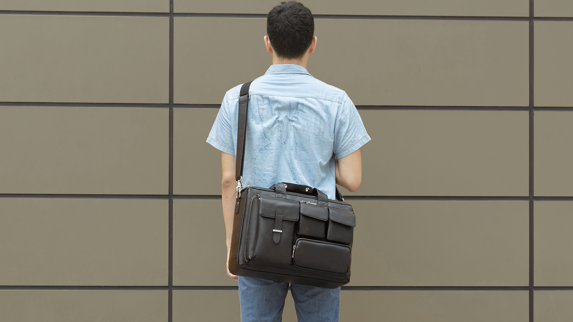 Amazon.com: TIDING Genuine Leather Briefcase For Men 17.3 Inch