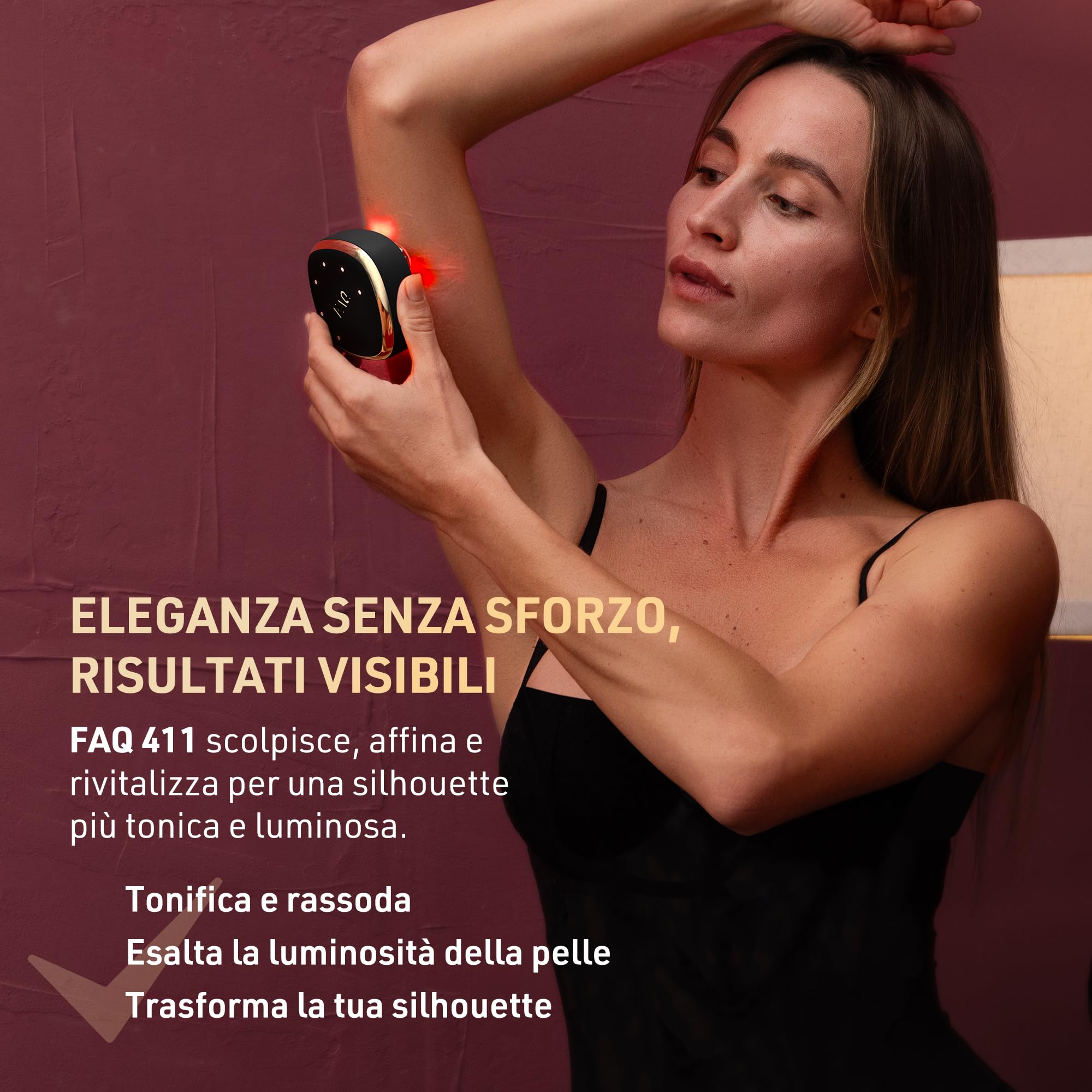 FAQ 411 Massaggiatore Corpo A Microcorrente - Tono E Pelle Più Soda | Massaggiatore A Microcorrente, Massaggio Corpo, Drenaggio Linfatico, Luce Rossa, Cellulite, Tonificazione, Gua Sha, Con IA