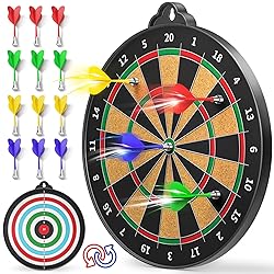 Magnetic Dart Board for Kids Indoor Outdoor Kids Games and Party Games, Christmas Birthday Gifts Toys for Boys Age 3-12