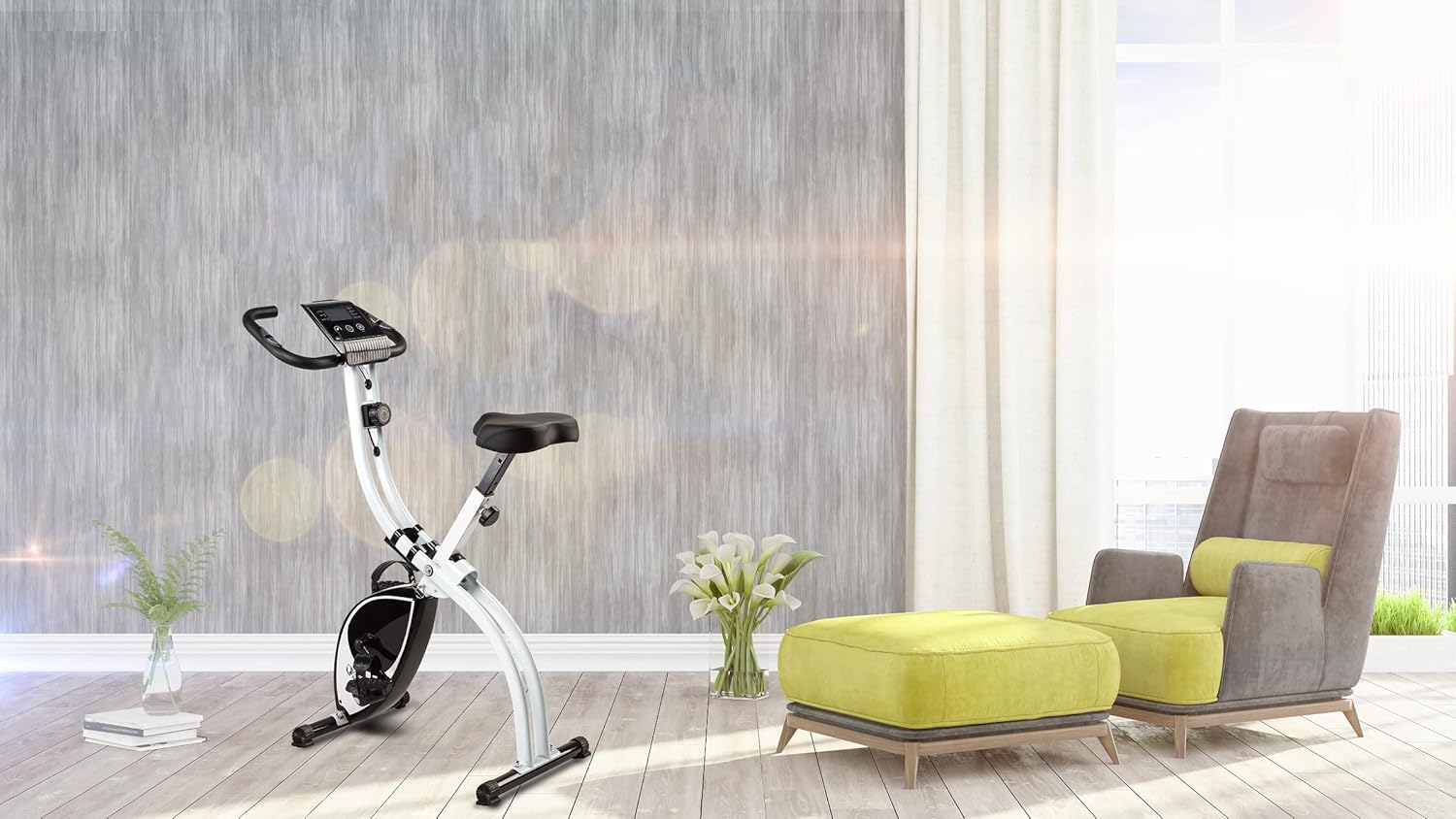 GLOBAL RELAX | Steppers | Pedalatore Portatile | Bicicletta Eliptica | Cyclette | Indoor | Allenamento Domestico | Riabilitazione EKA X NERO - Immagine 3