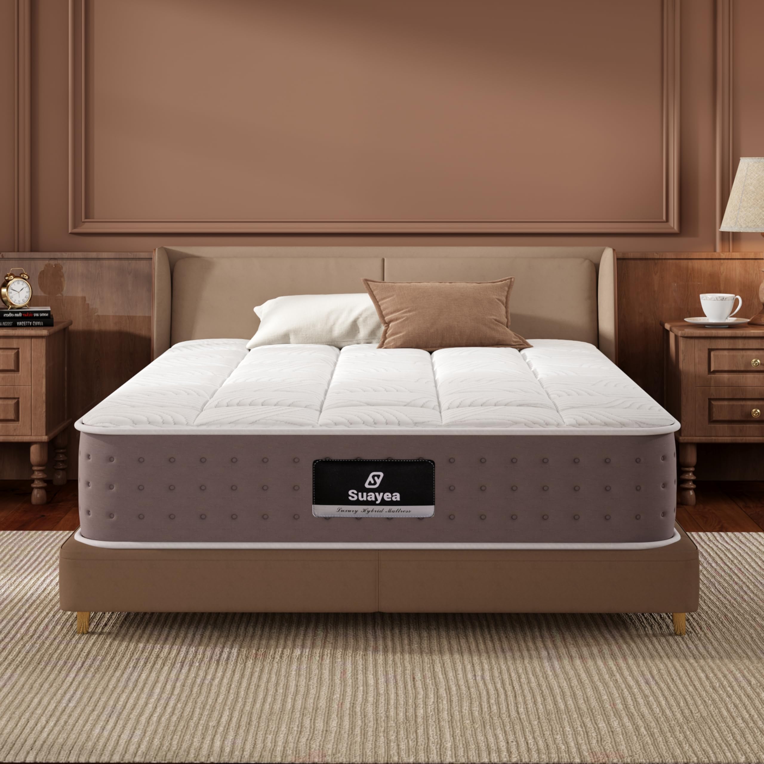 SUAYEA 8 Inch Hybrid Twin XL Mattress