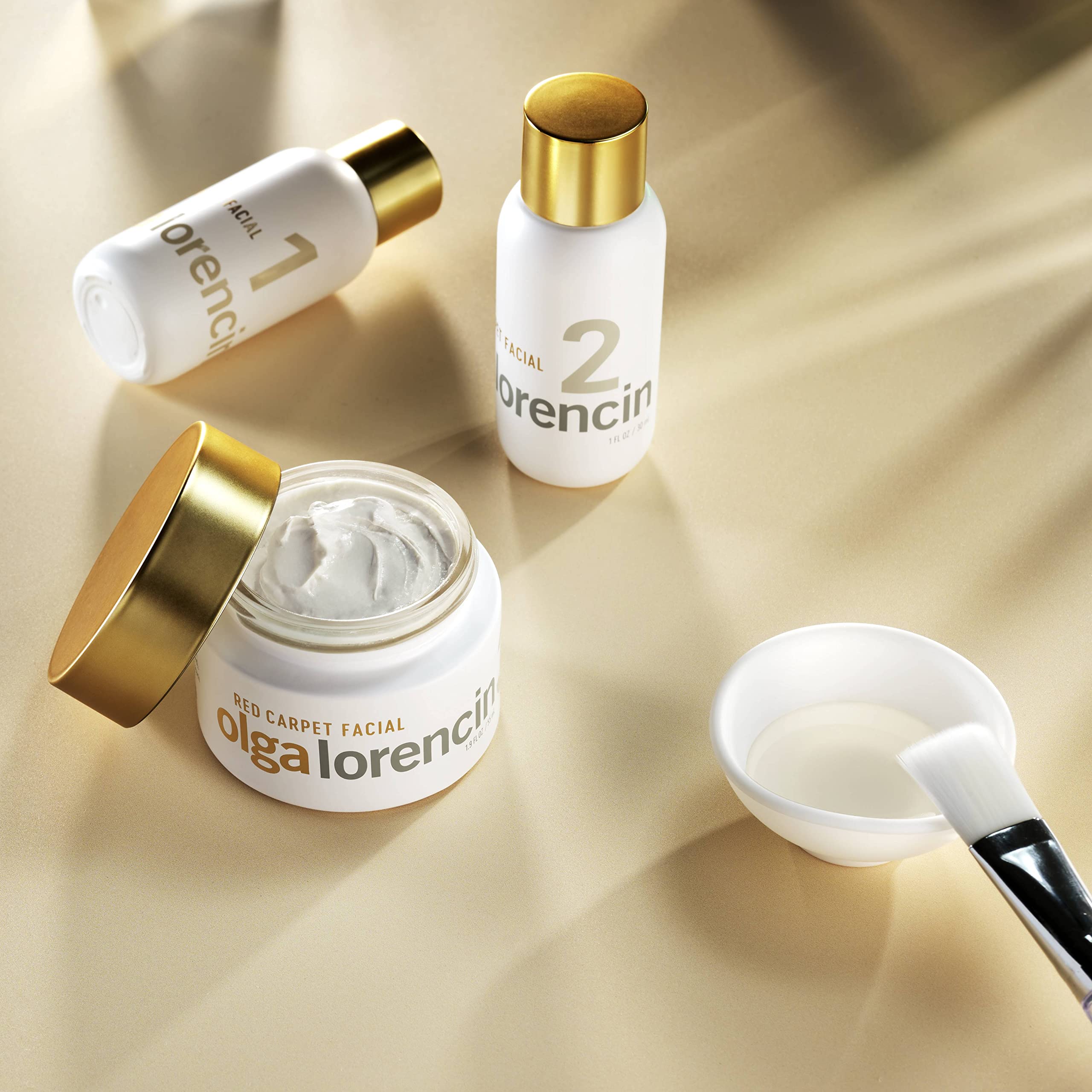 Olga Lorencin Red Carpet Facial in a Box, 3 Step Face Peel