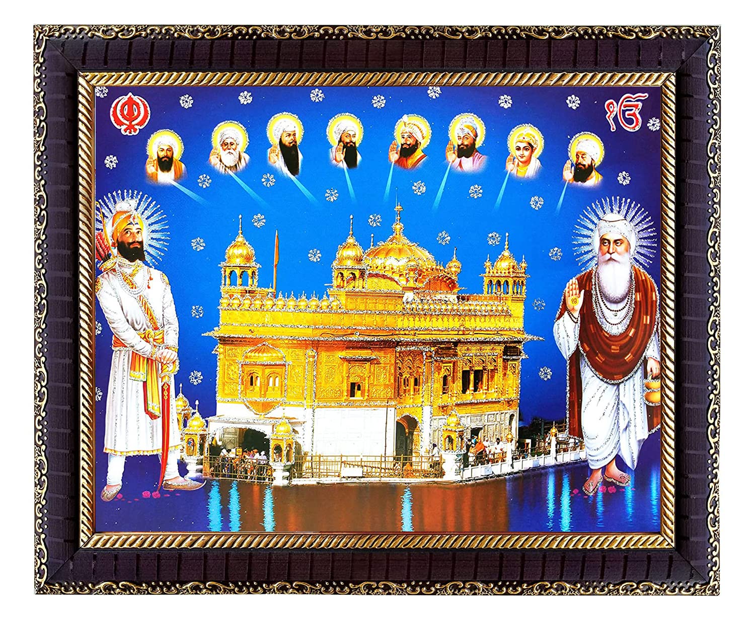 Koshtak All Ten Sikh/Das Gurus with Golden temple Guru Nanak dev ji and