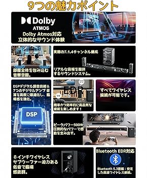 ドルビーアトモス 他シアターサインパネル 4枚セット ドルビーアトモスのステッカーやシアターサインパネルをホームシアター