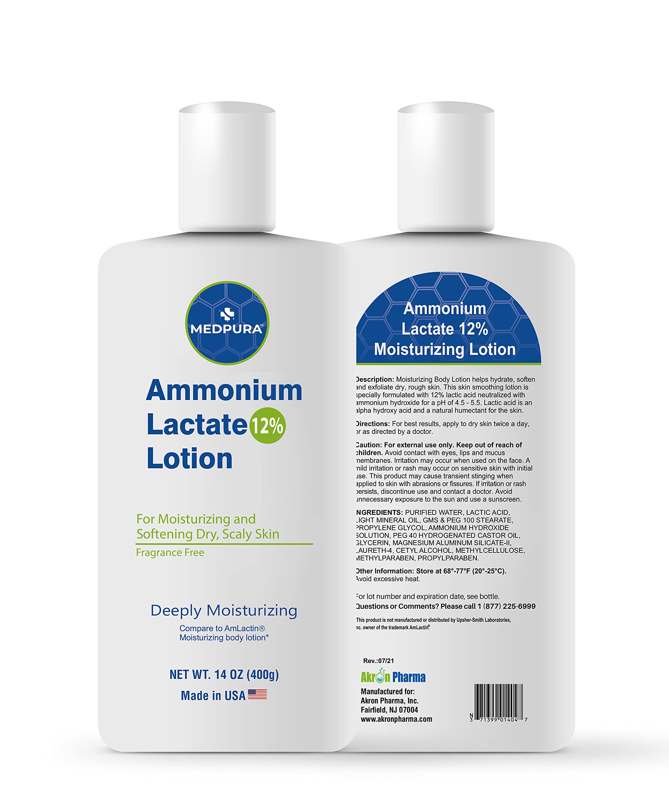 Buy Ammonium Lactate 12 Deeply Moisturizing Body Lotion 14 OZ (400g