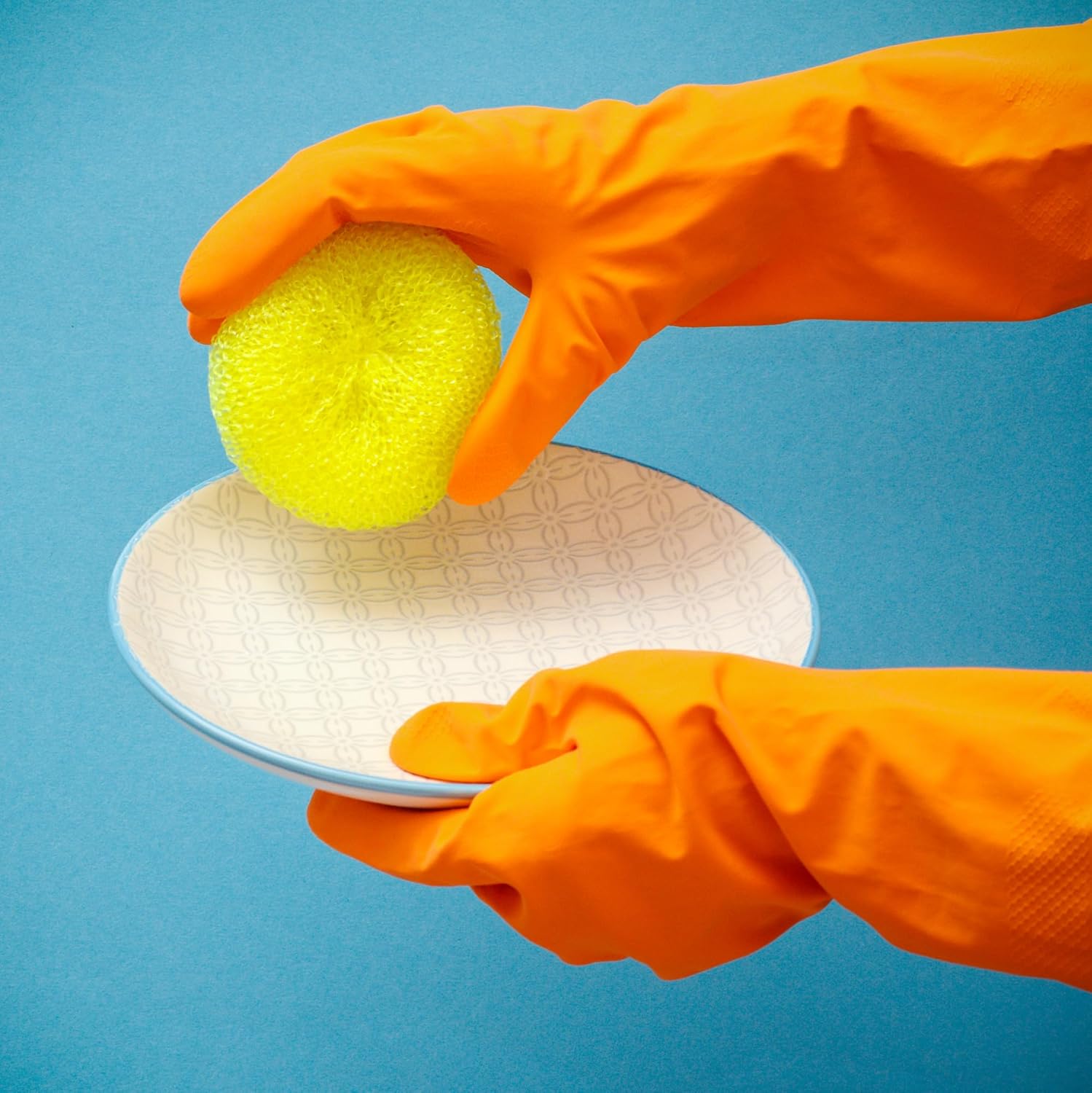 DecorRa 30 Mesh Scourers, Premium Non-Scratch Plastic Scourers, Stain