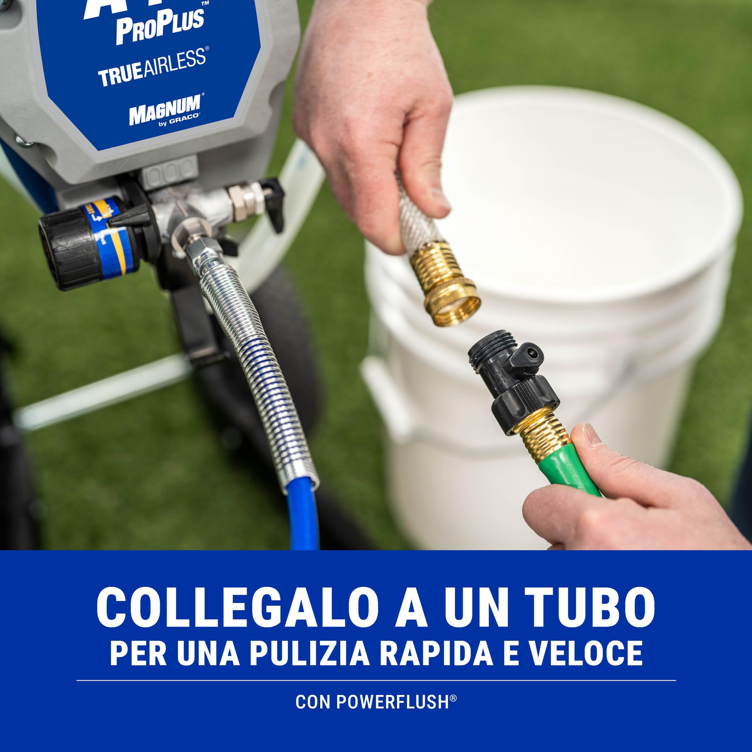 Magnum by Graco 17C245 A45 ProPLUS Spruzzatore di vernice airless, unità potente su ruote, per progetti domestici di grandi dimensioni (portata 1,17 l/min, pressione massima 207 bar)