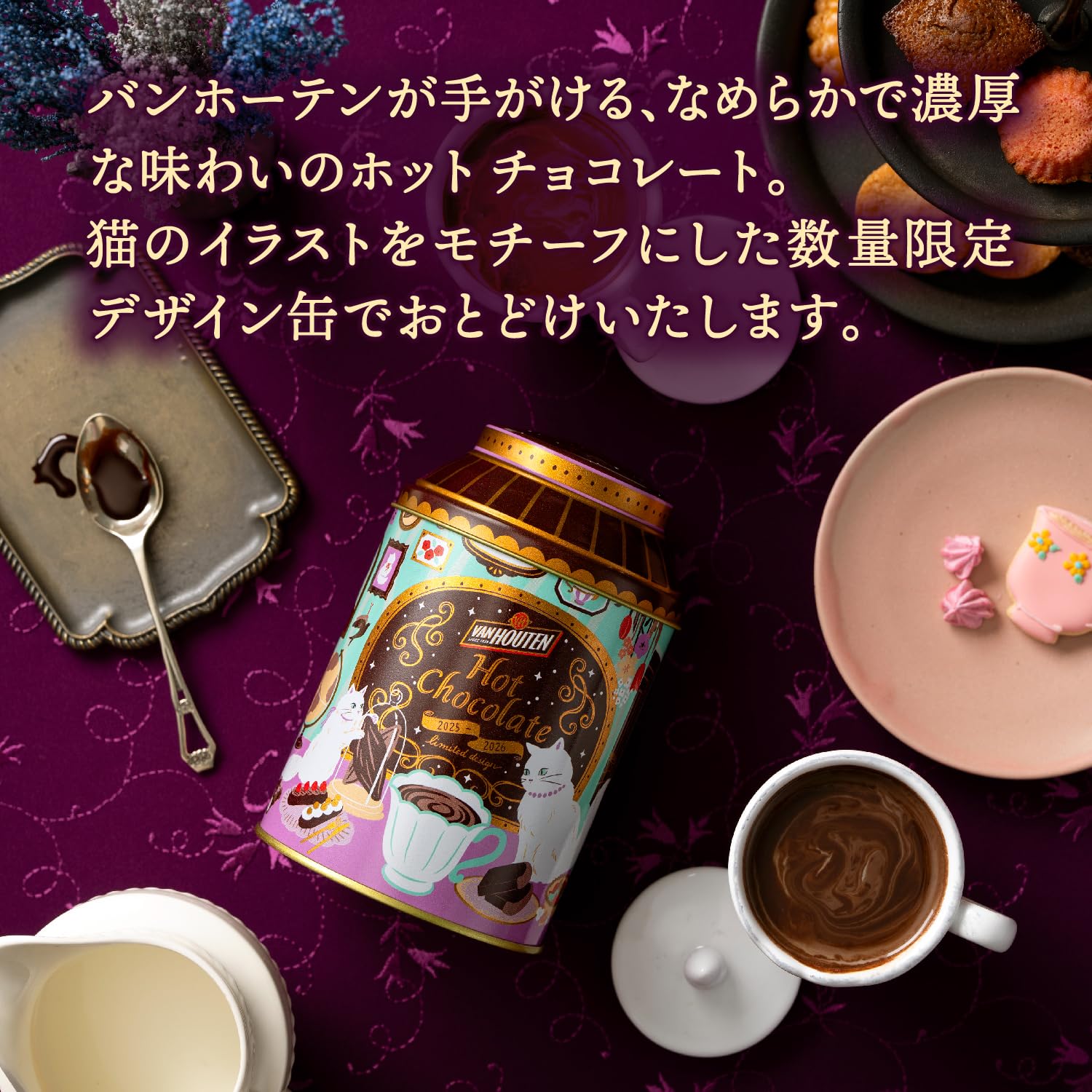 Amazon.co.jp: 【期間限定】バンホーテンホットチョコレート 2025-2026