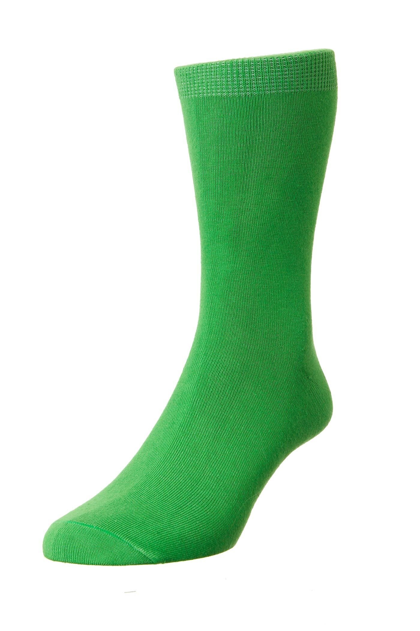 HJ Hall Fashion Colours Socks HJ48 Bright Emerald 6-11