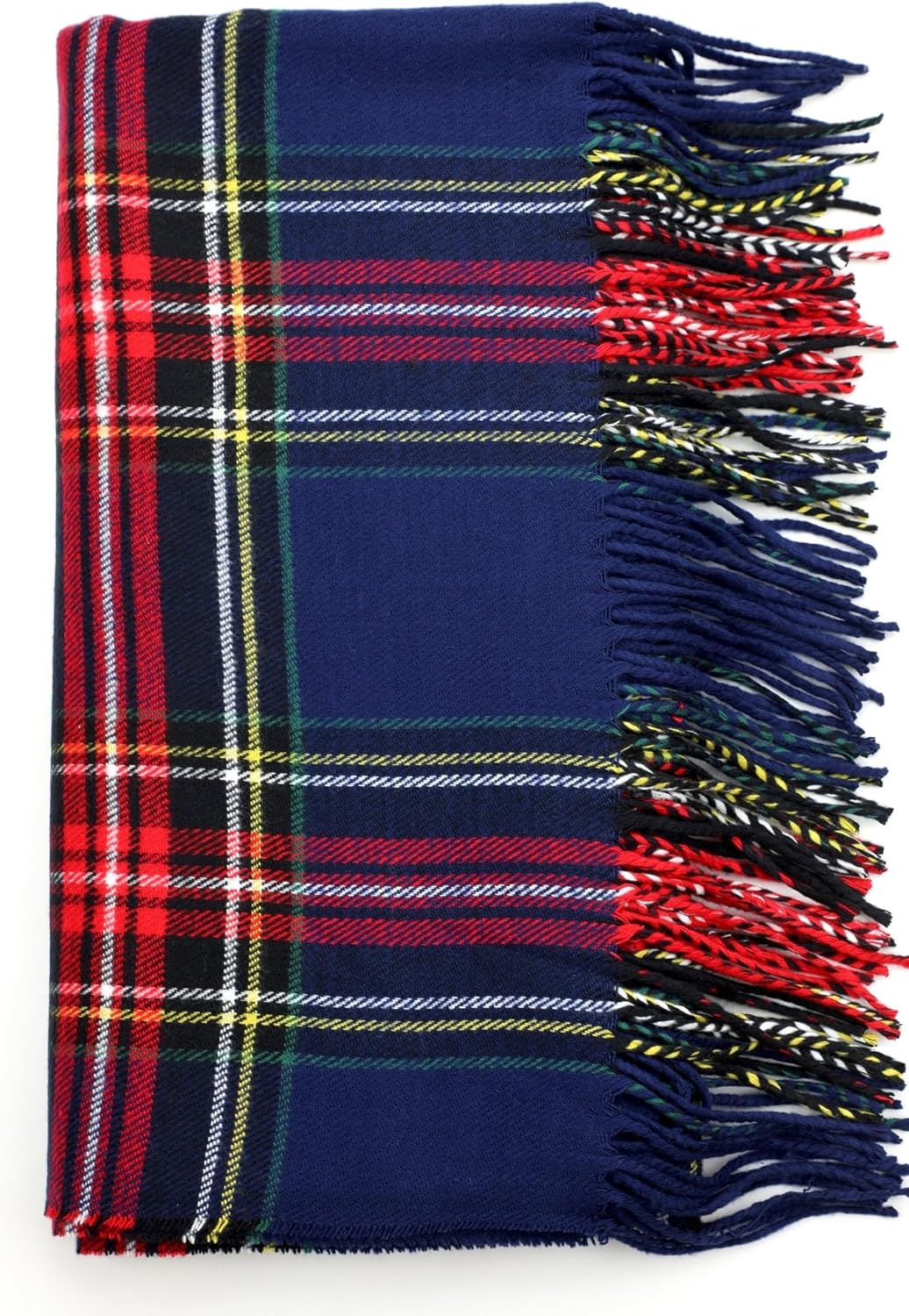 Achillea Long & Wide Scottish Tartan Plaid Shawl Wrap – Soft Cashmere Feel Winter Scarf, Outlander-Inspired Christmas Gift - Image 8