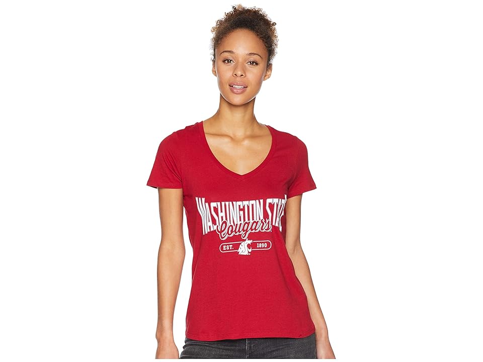 

Champion College Washington State Cougars University V-Neck Tee (Cardinal) Girl's T Shirt