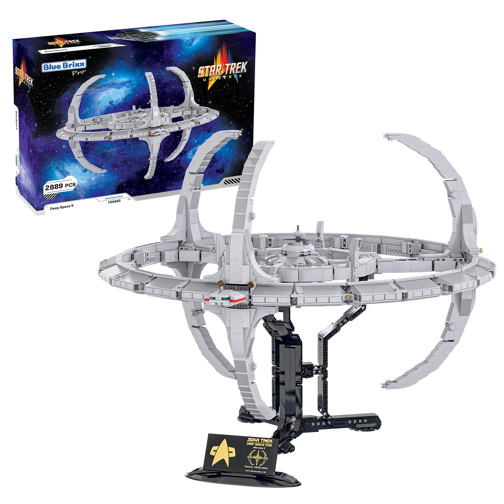 BlueBrixx Pro 104583 stacja kosmiczna Star Trek Deep Space Nine z