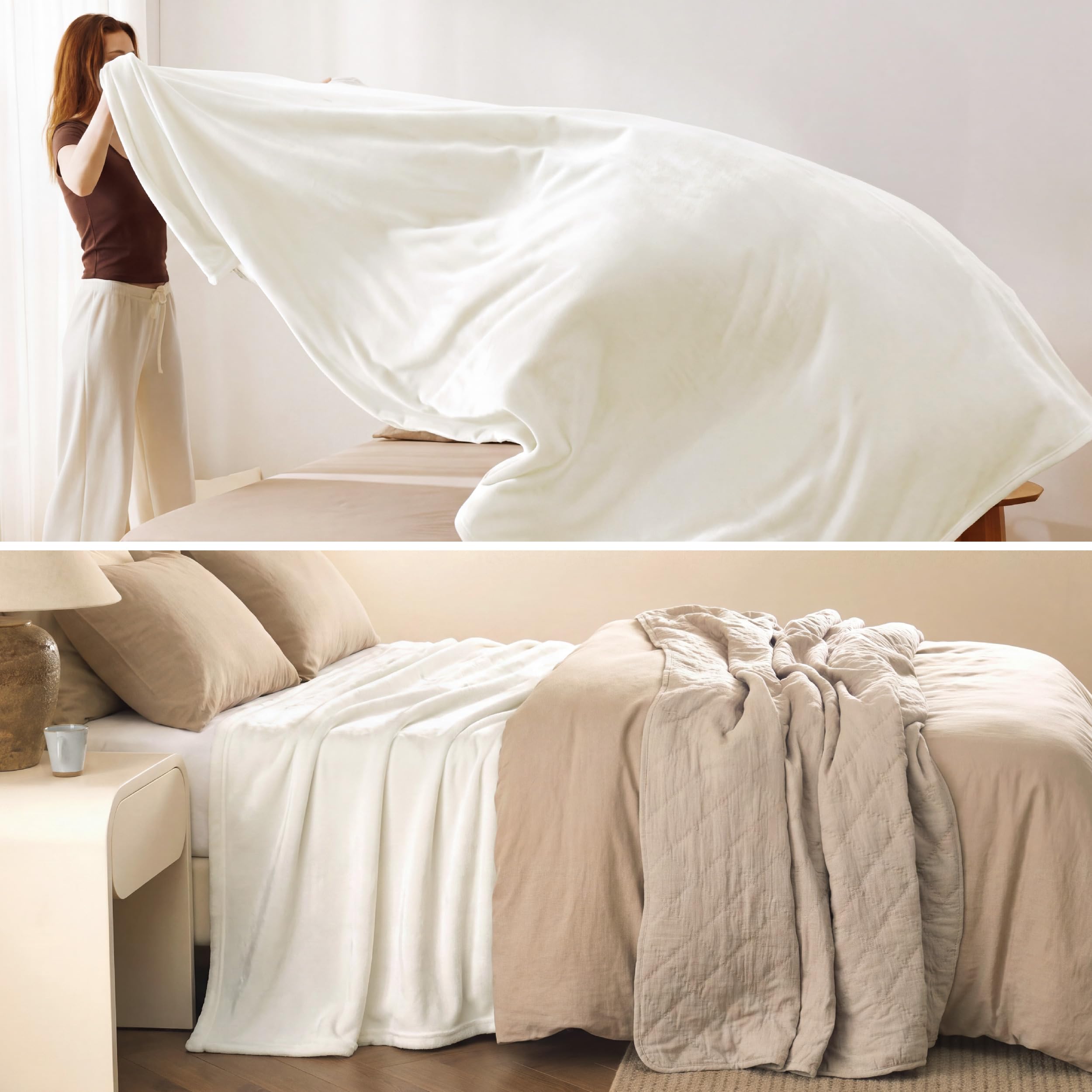 Amazon.com: Bedsure GentleSoft Fleece Blanket California King
