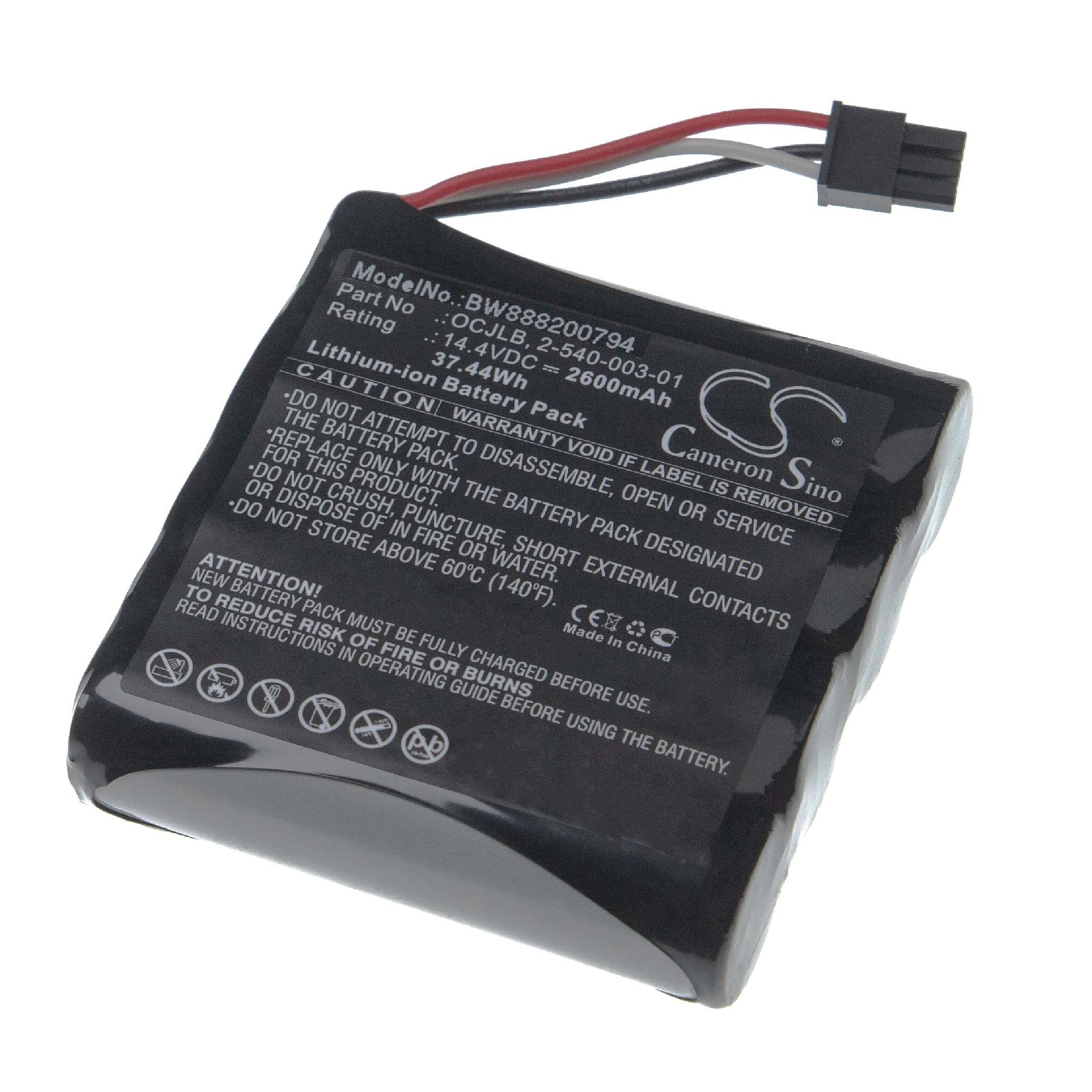 Antenne Portail Electrique Vhbw Batterie Compatible Avec Soundcast Outcast OCJ410, OCJ410-4N, OCJ411a, OCJ411a-4N Haut-parleurs Enceintes (3400mAh, 14.4V, Li-ION Telecommande Somfy Portail
