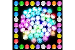 Tuanse 200 Pcs Mini Round LED Balloon Light Bulk Flash Waterproof Tiny LED Balls Light