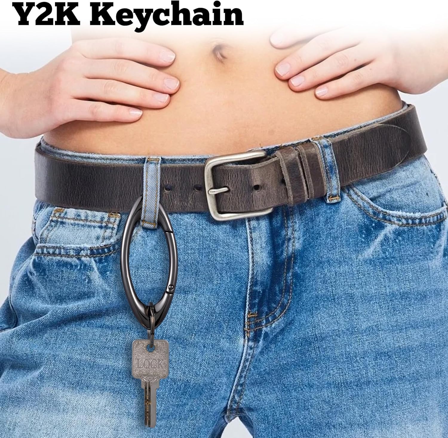 Star Keychain, Y2k Carabiner Cute, Cool Carabiner, Fashion Y2k Accessories for Bagpack, Wallets, Trousers - Image 5