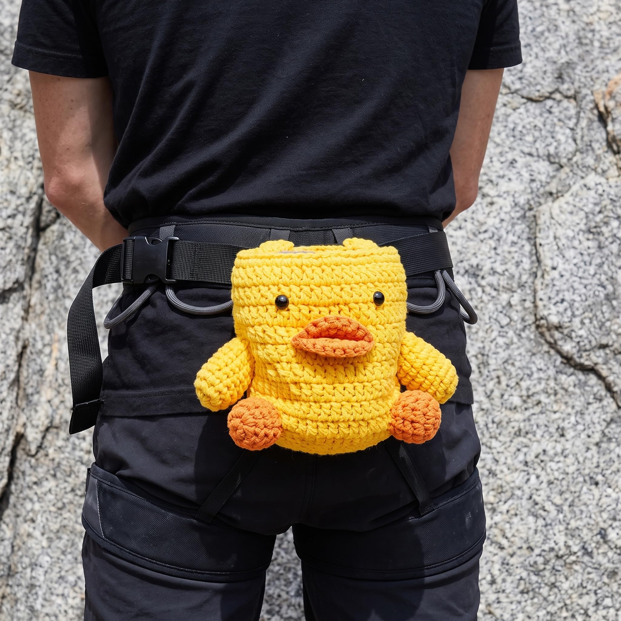Borsa per gesso da arrampicata, perfetta per adulti e bambini, borsa per gessetti di alta qualità per arrampicata su roccia, boulder e sollevamento pesi, cintura in vita regolabile, borsa porta