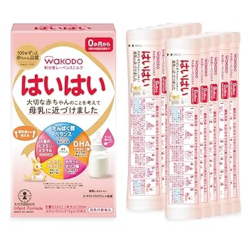 あさま専用はいはい　はぐくみ　粉ミルク Amazon.co.jp: 赤ちゃん用粉ミルク 6種お試しセット スティック