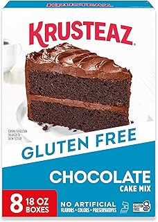 Krusteaz Gluten Free Chocolate Cake Mix, No Artificial Flavors, Colors, ...