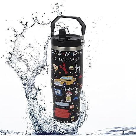 30 oz Friends TV Show Tumbler: The Perfect Gift for Sitcom Lovers