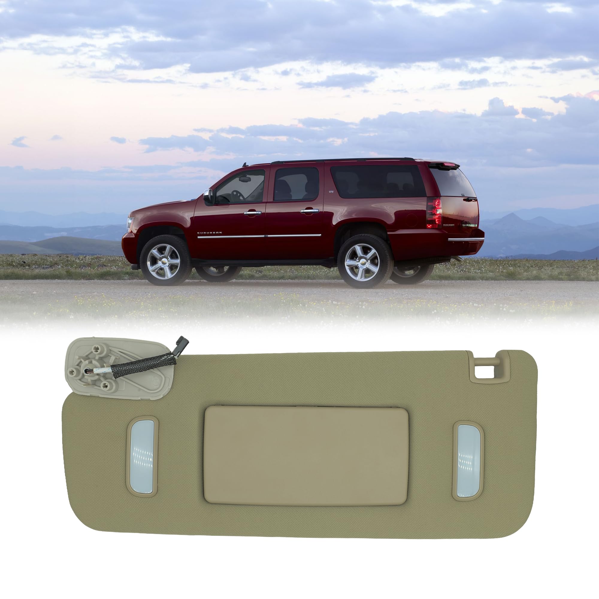 Amazon.com: NOVAPARTS 22850306 Sun Visor Left Driver Side