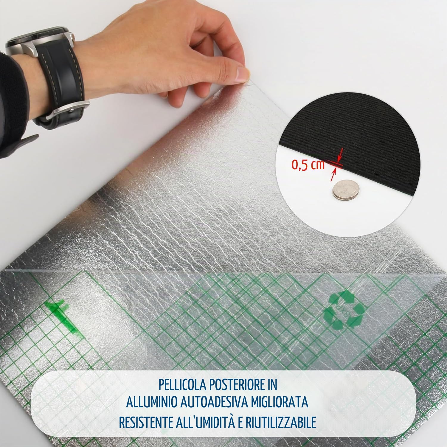 KAHEIGN 30 Pezzi Piastrelle Autoadesive per Moquette, 30CM x 30CM Piastrelle per Pavimenti Facili da Staccare e Incollare Piastrelle per Moquette Resistenti e Antiscivolo per Ufficio Soggiorno (Grigi)