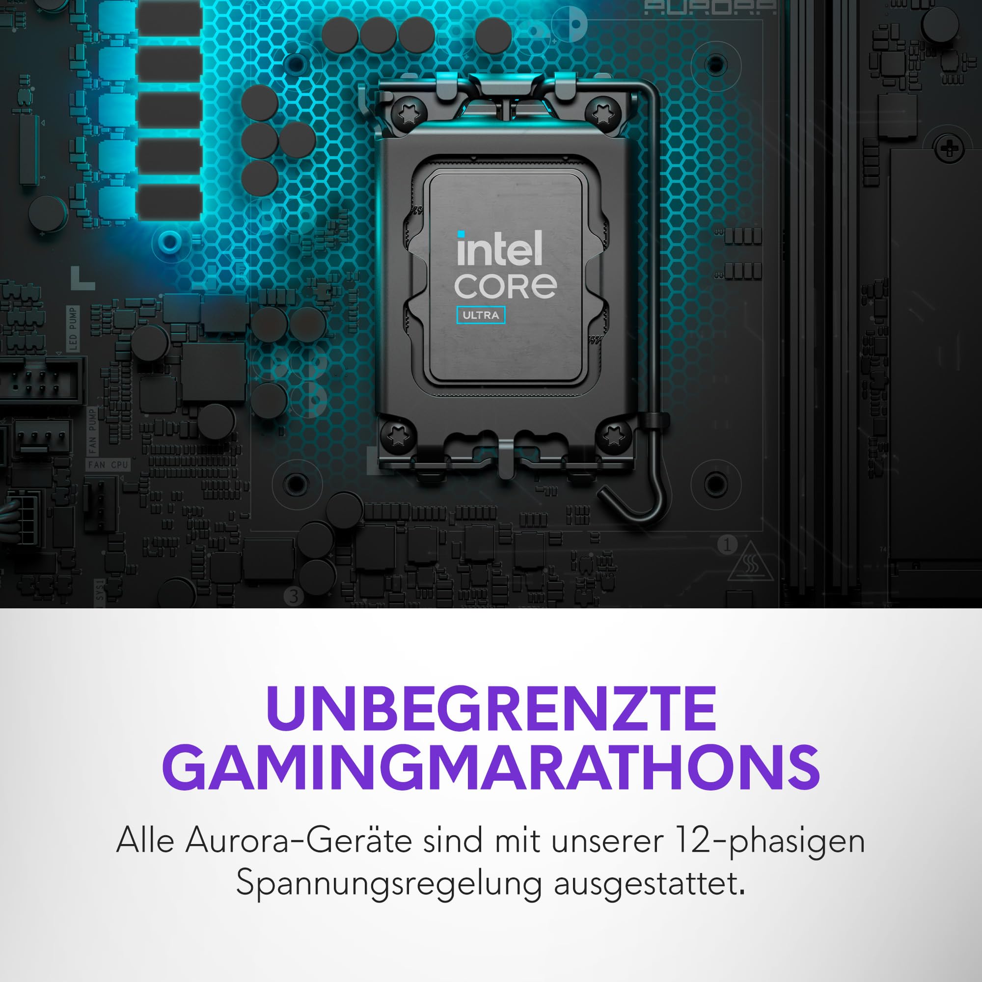 Alienware Aurora Gaming-PC ACT1250 – Intel Core Ultra 7 265KF Series 2, Nvidia GeForce RTX 5070, 32 GB DDR5, 1 TB SSD, Flüssigkühlung, 1000W Netzteil, Windows 11 Home, Seitenscheibe – Schwarz Basalt