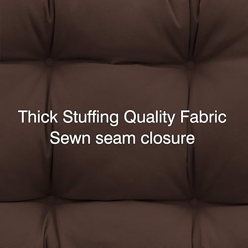 Miniatura 3 de QILLOWAY Cojín de repuesto para silla de asiento y respaldo al aire libre, cojines de repuesto de temporada para primaveraverano, paquete de 4 (gris)