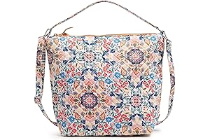 Vera Bradley Enchanted Mandala Oversized Hobo Shoulder Bag