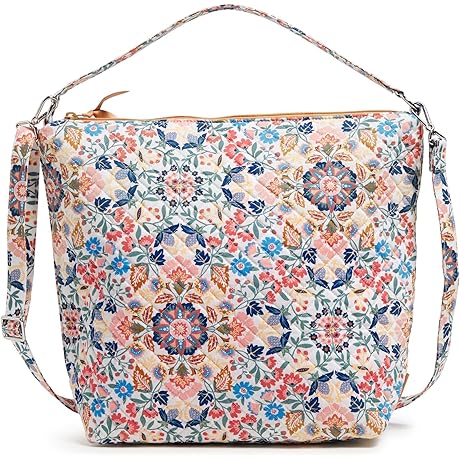 Vera Bradley Enchanted Mandala Oversized Hobo Shoulder Bag