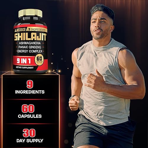 Miniatura 4 de Suplemento Shilajit con raíz de ashwagandha, panax ginseng, L-arginina, chaga y más - Shilajit Pure Himalayan Organic - Sistema inmunológico,