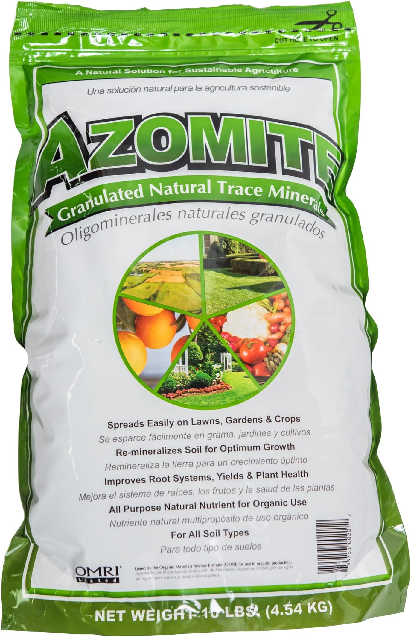 10lb Bag Natural Trace Mineral Fertilizer & Soil Amendment – OMRI Listed® for Organic Use – Mined in Utah