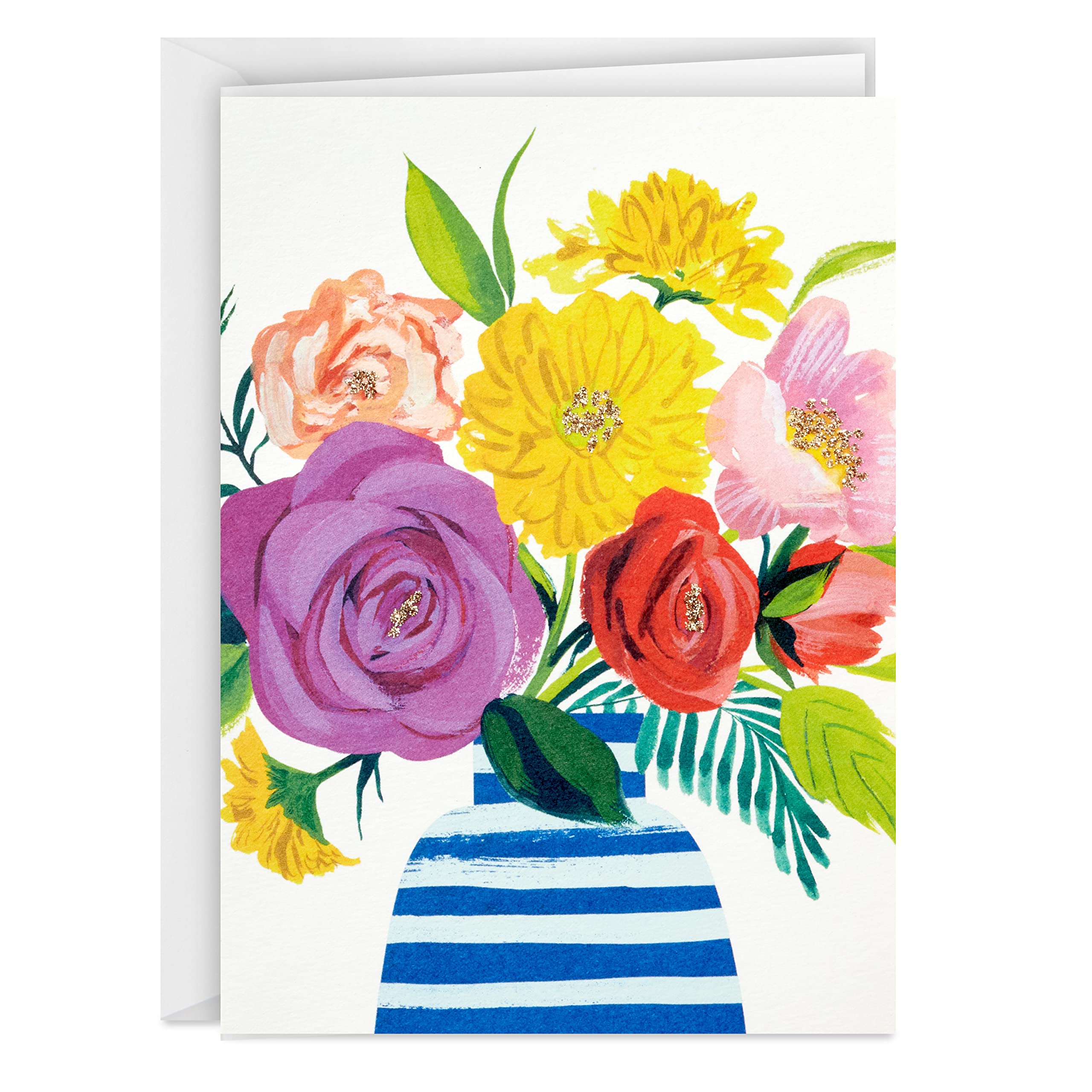 Hallmark Blank Cards, Floral Bouquet (20 Cards with Envelopes)