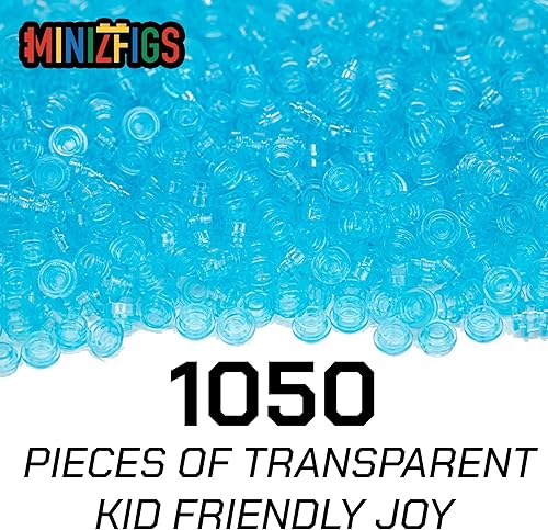 Miniatura 4 de Juego de 1050 unidades de platos redondos negros de 1 x 1, juego de juguetes de construcción a granel, piezas de puntos circulares, tachuelas