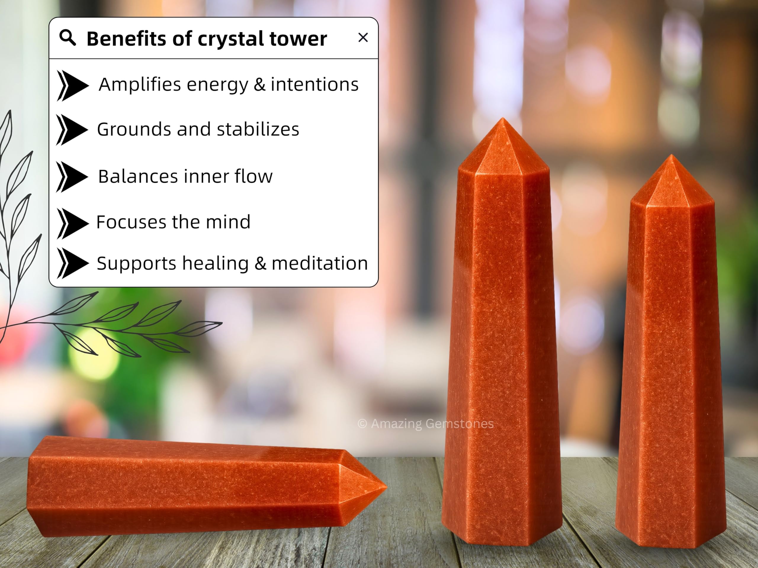 no.0182 菱形のガーネットとcrystal pillar Amazon.com: Amazing Gemstone Red Jasper Crystal Towers - Natural