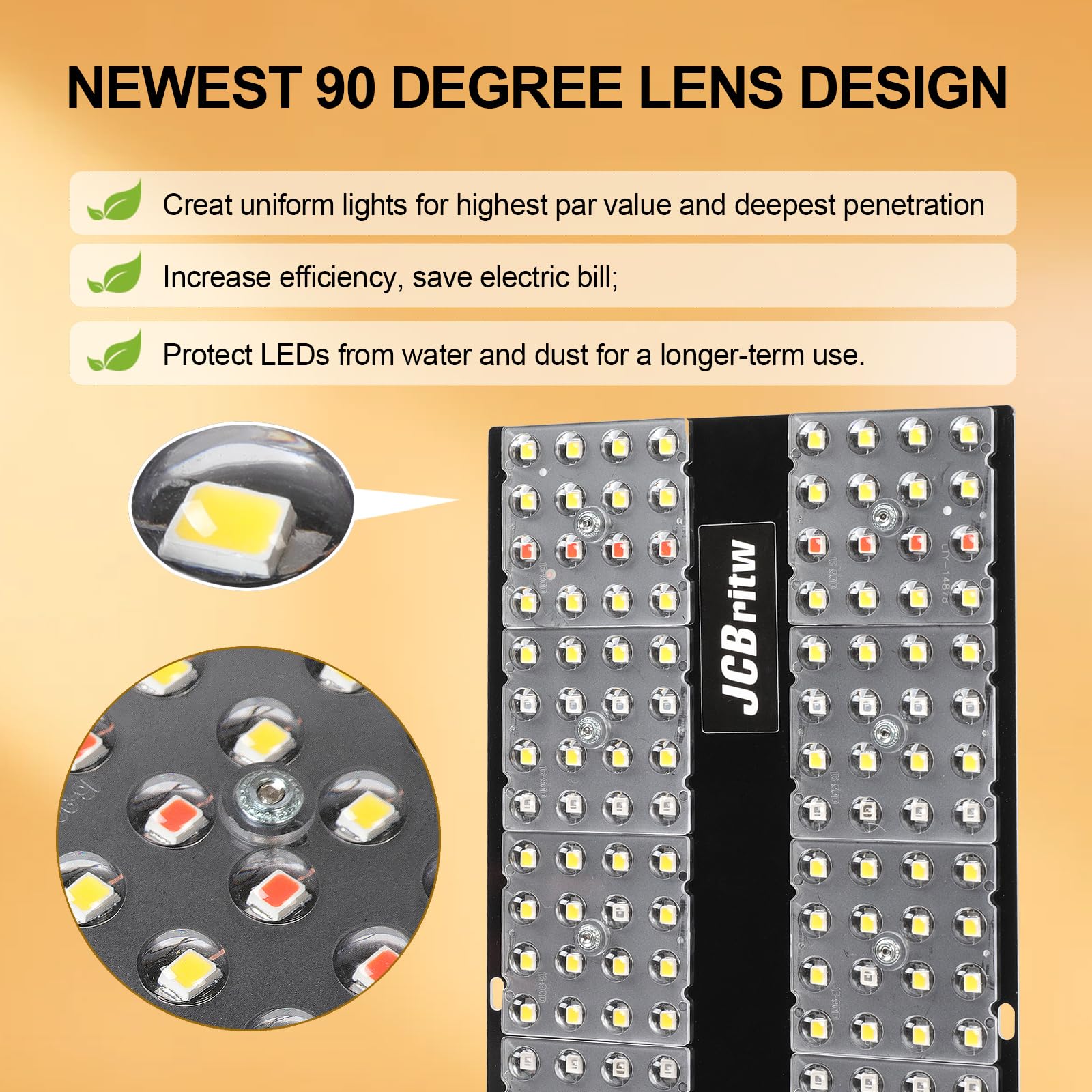 Amazon.co.jp: JCBritw 200W植物育成ライトLED フルスペクトル