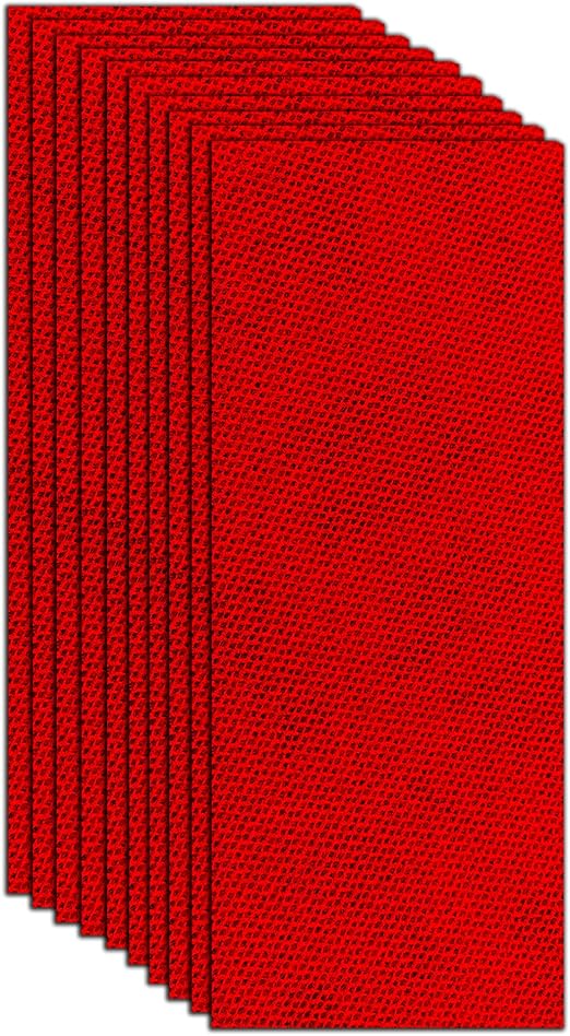 Diablo SandNet Reusable Sanding Sheets for Detail Sanding of Wood, Metal and Plastics - 2-3/4" x 5", 100/150/180 Grit, Assorted, Drywall, Ceramic Blend, 10-Pack - DND234ASTD10N