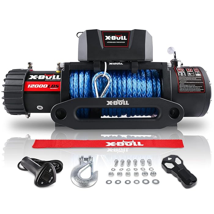 Buy XPV 12000 lb. Electric Winch Truck Winch Waterproof IP67 Electric