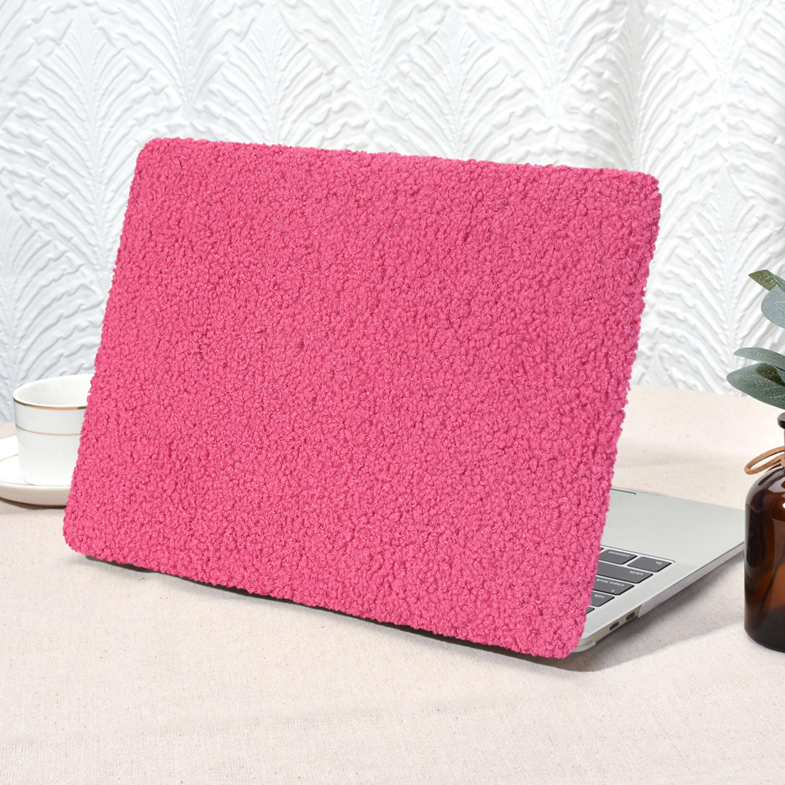 Funda MacBook Air 13 elegante para oficina y cafetería estilo felpa 7