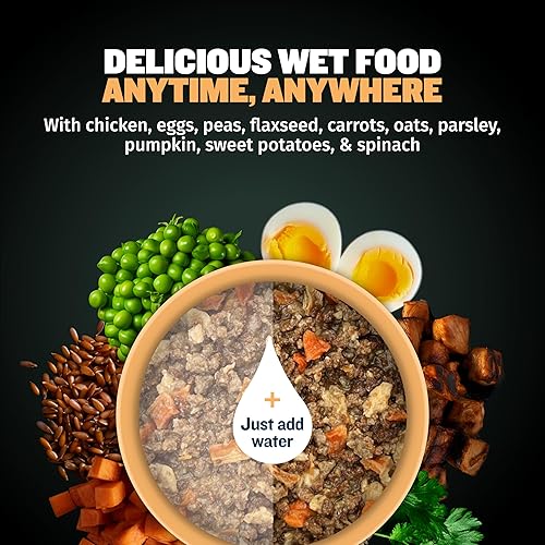 Miniatura 4 de Bully Max Wet Puppy Food - Alimento para perros deshidratado y fresco instantáneo con alto contenido de proteínas con pollo, crecimiento saludable