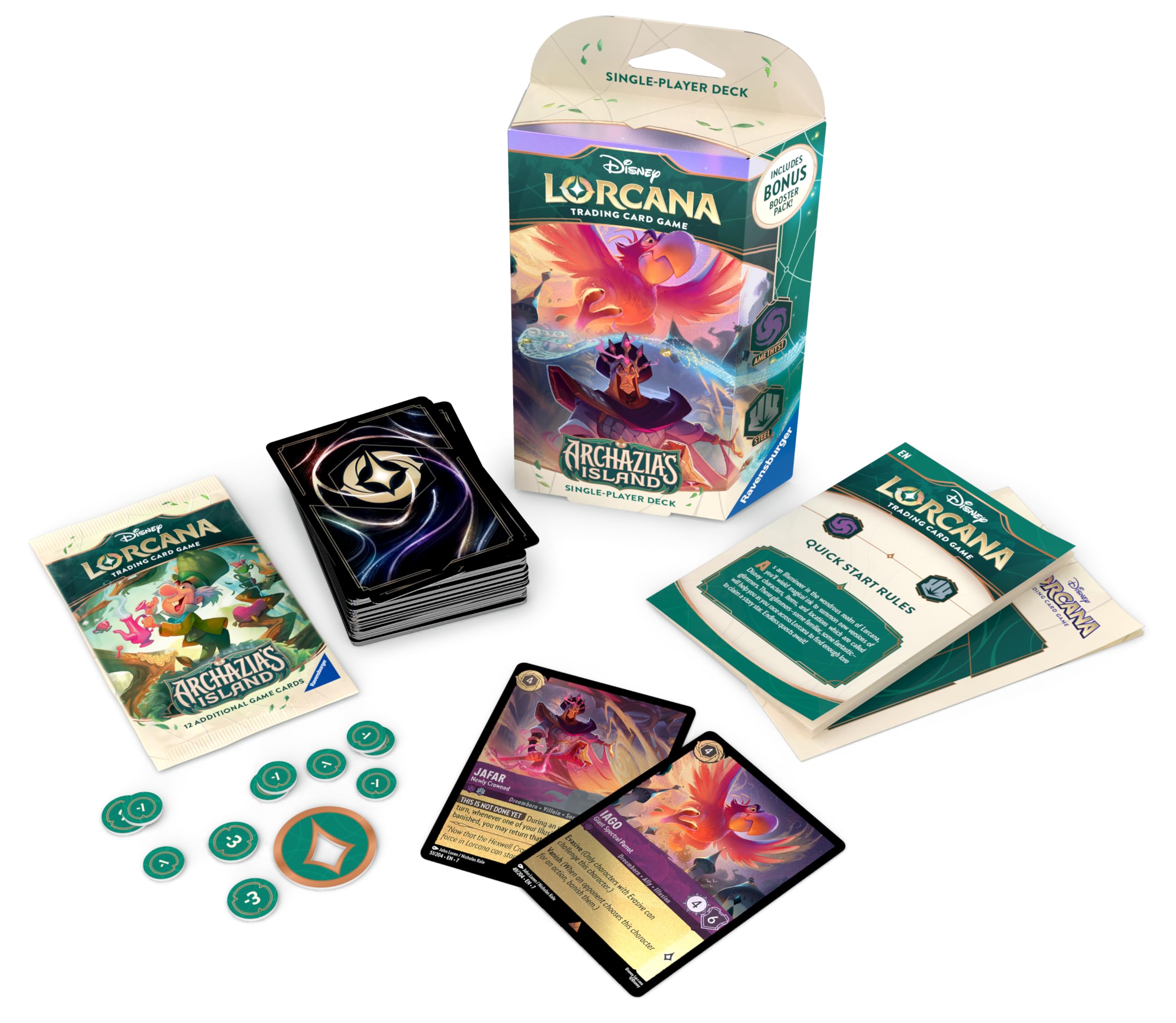 Disney Lorcana TCG: Archazia's Insland - Feathered and Feared Single Player Deck