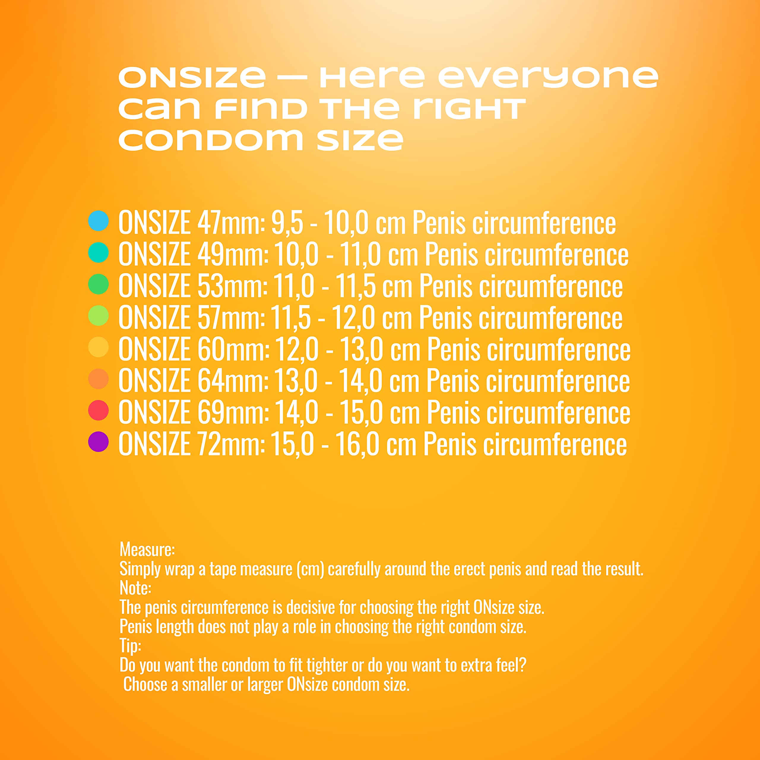 ON Stimolanti larghezza 54 mm confezione da 100 preservativi testurizzati di - Foto 38 di 91