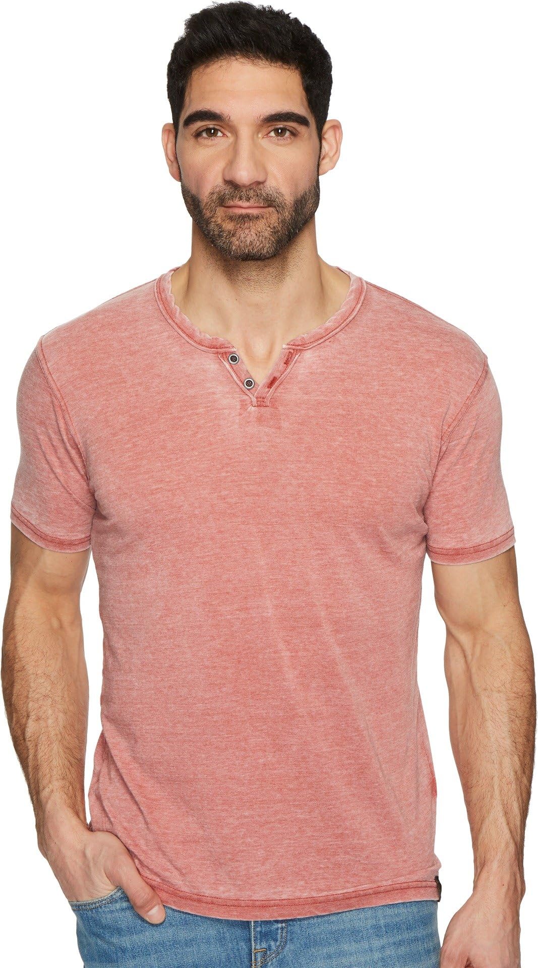 Burnout Button Notch Shirt