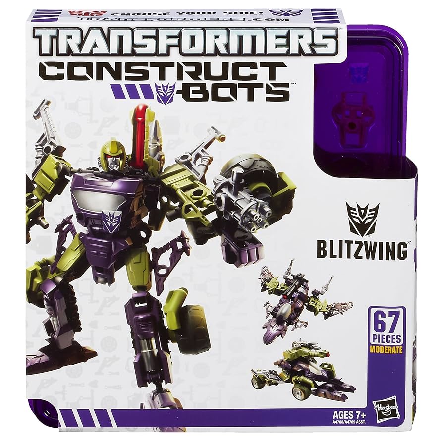 トランスフォーマー　Construct-Bots Blitzwing Transformers Construct-Bots Triple Changers Blitzwing