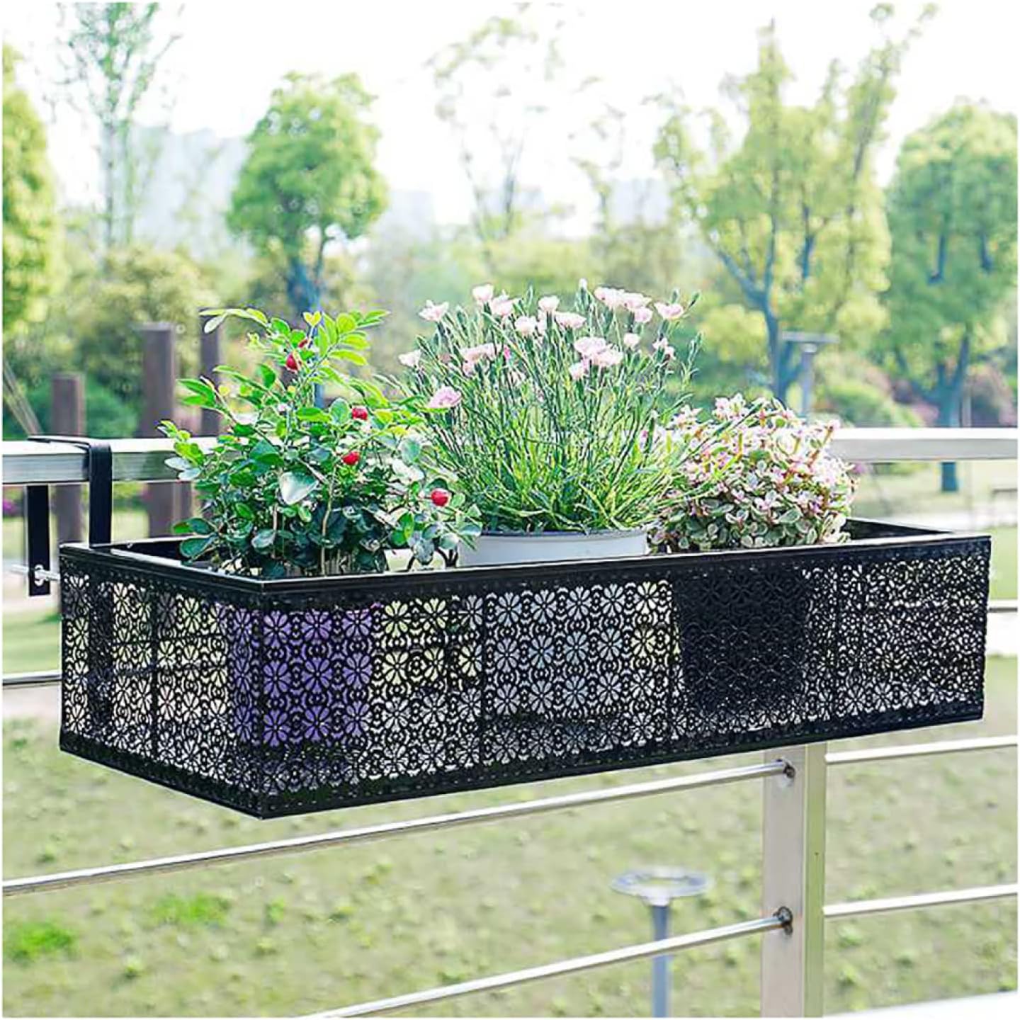 Hanging Plant Stand with HooksMultifunction Herb Drying ShelvesFlower Pot