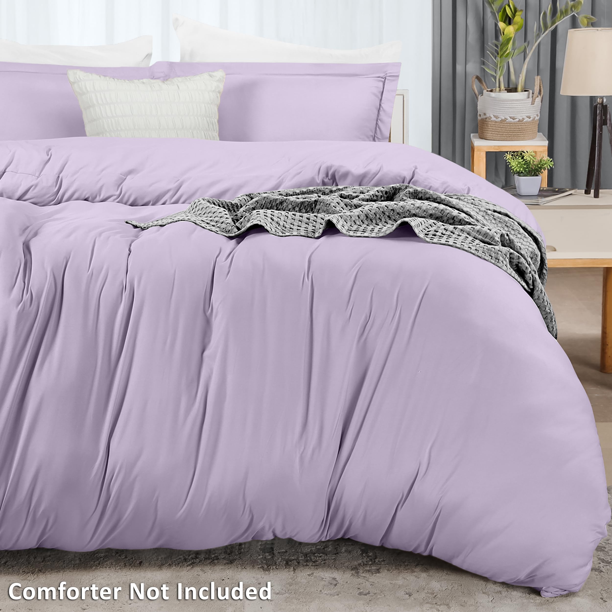 Utopia Bedding Duvet Cover Queen Size, 1 Duvet Cover with 2 Pillow Shams, 3 Pieces Bedding Duvet Cover with Zipper Closure - Image 4