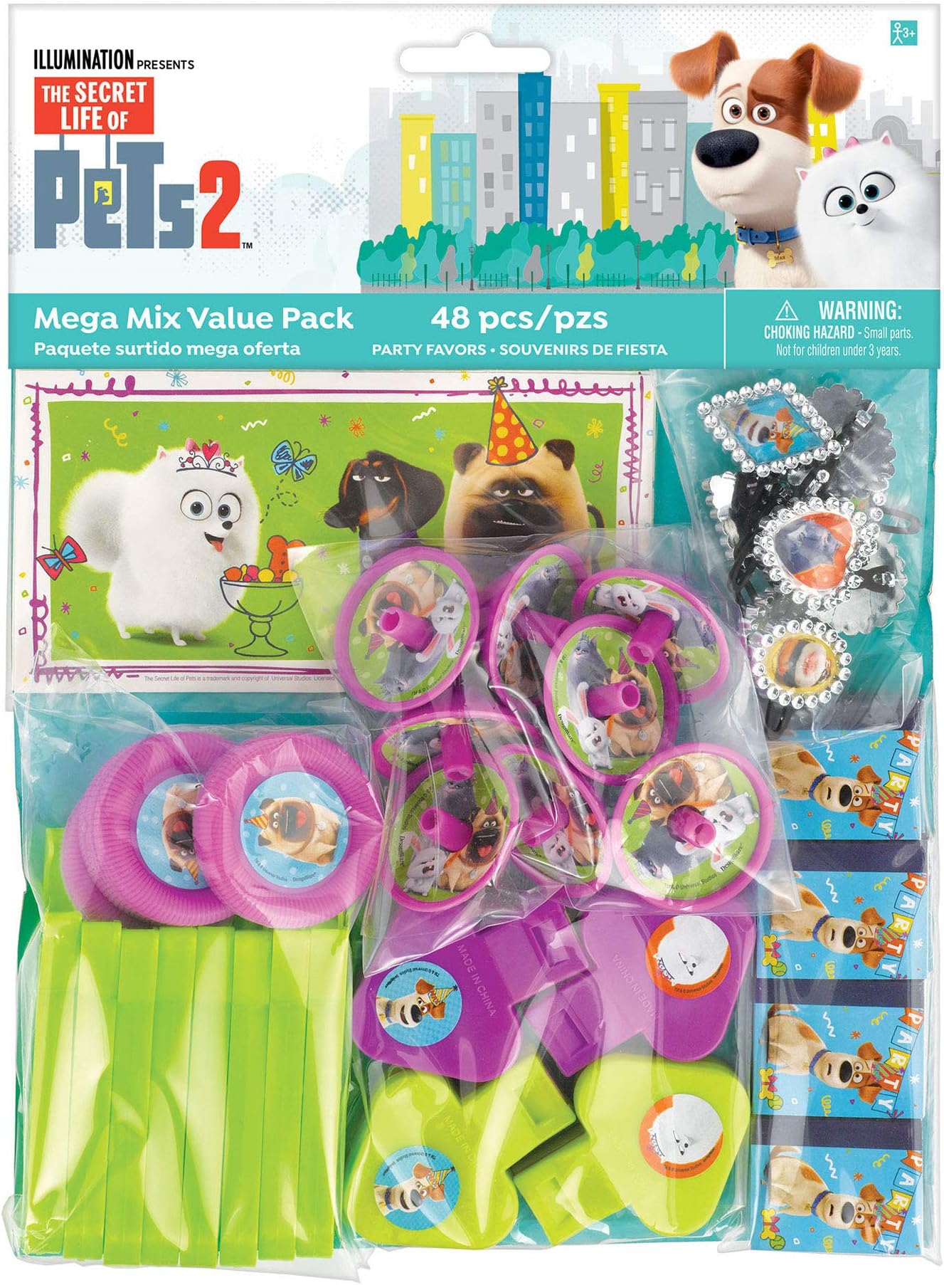 amscan "The Secret Life Of Pets 2" Assorted Party Favors, 48 Ct.