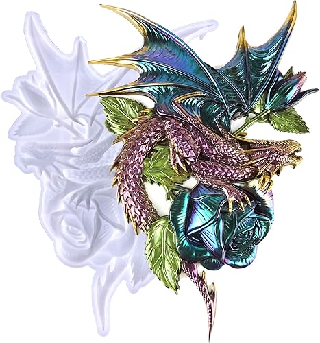 Moldes de resina de concha de estrella de mar marina 3D moldes de silicona pisapapapeles para fundición de resina epoxi fundición de resina para